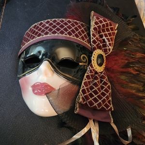 Glass Mask Decor